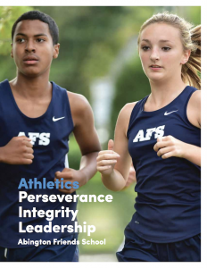 Publication about Athletics at AFS